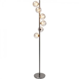 KARE Design Stojací lampa Scal Balls - černá, 160cm