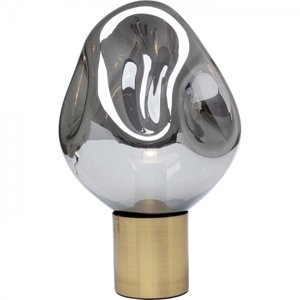 KARE Design Stolní lampa Dough - stříbrná, 38cm