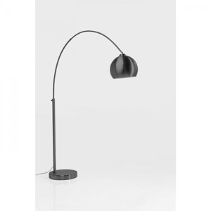 KARE Design Stojací lampa Lounge Deal - černá, 175cm