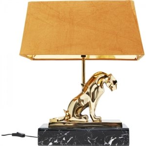 KARE Design Stolní lampa Geometric Leopard - hnědá