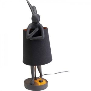KARE Design Stolní lampa Animal Rabbit černá 50cm