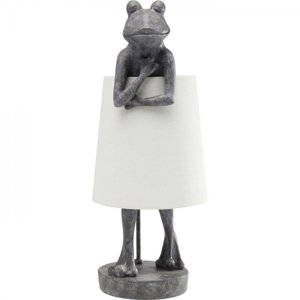 KARE Design Stolní lampa Animal Frog Grey
