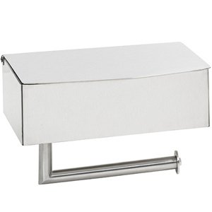 Bemeta Design Držák toaletního papíru se skříňkou, nerez, mat - 101012175