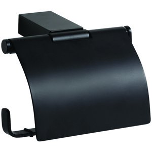 Bemeta Design NERO: Držák toaletního papíru s krytem - 135012010