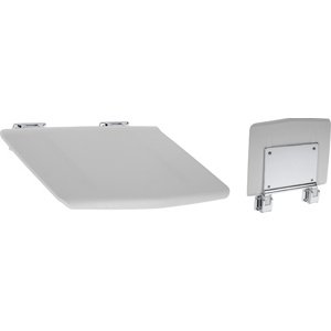 Bemeta Design Sklopné sprchové sedátko, nerez, plast bílý - 203025074