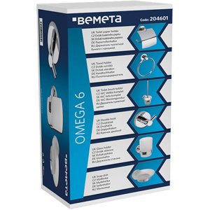 Bemeta Design SET OMEGA, 6 ks, lesk - 204601