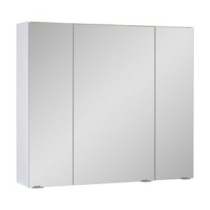 A-Interiéry Zrcadlová skříňka závěsná bez osvětlení Amanda W 80 ZS, bílá