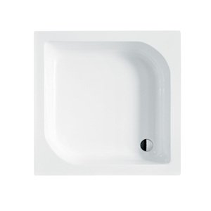Besco Čtvercová sprchová akrylátová vanička ARES SQ 70x70 (80x80, 90x90) Barva: Bílá, Rozměry: 80x80x29,5 cm, Varianta: ARES SQ 80, #BAA-80-KW