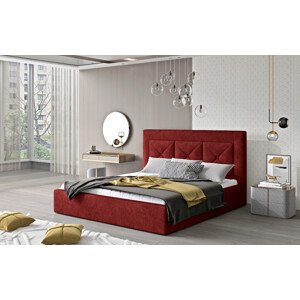 Eltap Čalouněná postel Cloe s úložným prostorem Materiál potahu: Dora 63 - červená, Rozměr: 140x200