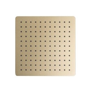 Sprchová hlavice - čtverec Uni S G Zlatá (30x30 cm) - Besco DP-UK-ZL