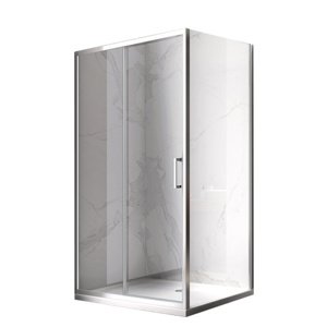BPS-koupelny Obdélníkový sprchový kout HYD-OK103 110x80 chrom/transparent