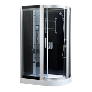BPS-koupelny Hydromasážní box HYD-Michele 120 SA P, 120x85 pravý se saunou