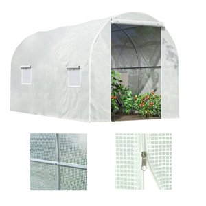 BPS-koupelny Zahradní fóliovník HYD-ZF2-04W, 4x2,5 m, bílý