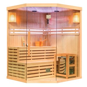 BPS-koupelny Finská sauna Relax HYD-3946 180x180, 5-6 osob