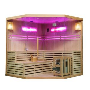 BPS-koupelny Finská sauna Relax HYD-3948 180x180, 5-6 osob