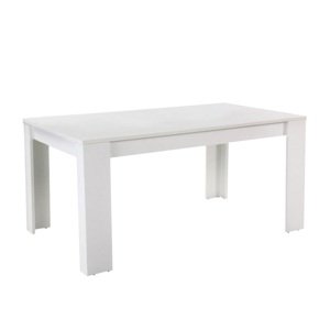Kondela Jídelní stůl, bílá, 140x80 cm, TOMY NEW