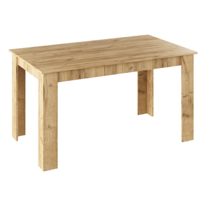 Kondela Jídelní stůl, dub artisan, 140x80 cm, GENERAL NEW