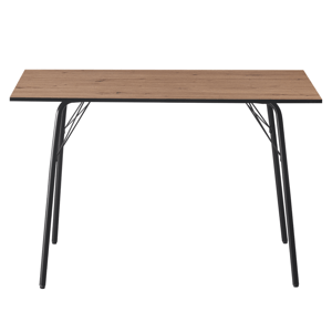 Kondela Jídelní stůl, dub artisan/černá, 120x75x75 cm, NALAK TYP 2