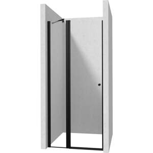 Deante Jednokřídlé sprchové dveře Kerria Plus do niky 80 cm - KTSUN42P černé