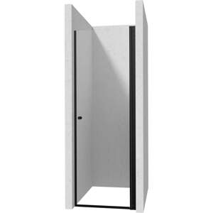 Deante Jednokřídlé sprchové dveře Kerria Plus do niky 90 cm - KTSWN41P černé