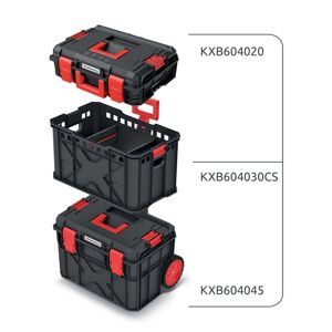 Prosperplast Set kufrů na nářadí a organizéru X BLOCK PRO 54,6x38x97 kód produktu: KXBS6040100-S411, rozměry (cm): 54,6x38x97