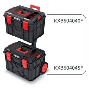 Prosperplast Set kufrů na nářadí a organizéru X BLOCK LOG 54,6x38x78,5 kód produktu: KXBS604085F-S411, rozměry (cm): 54,6x38x78,5