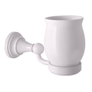Slezák - RAV Držák kartáčků keramika, bílý Koupelnový doplněk MORAVA RETRO MKA0201B Barva: Bílá, kód produktu: MKA0201B