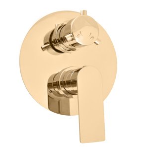 Slezák - RAV Vodovodní baterie sprchová vestavěná NIL - zlatá - lesklá NL186KZ Barva: Zlatá, Kód produktu: NL186KZ
