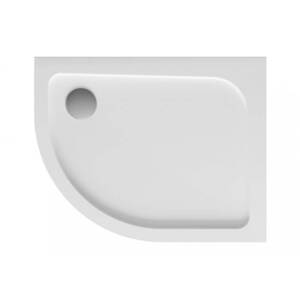 Polimat Asymetrická sprchová akrylátová vanička Oris 100x80 Barva: Bílá, Rozměry: 100x80 cm, Varianta: Oris 100x80x3,5x5 PRAVÁ - 00069