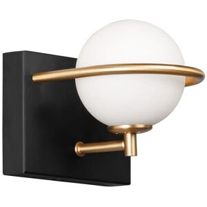 Toolight Moderní nástěnná lampa APP1220-1W Black Gold
