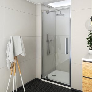 Roth Jednokřídlé sprchové dveře ECDO1N pro instalaci do niky Varianta: šířka: 110 cm, orientace: Univerzální, kód produktu: ECDO1N 1100 - 562-1100000-00-02, profily: brillant, výplň: transparent