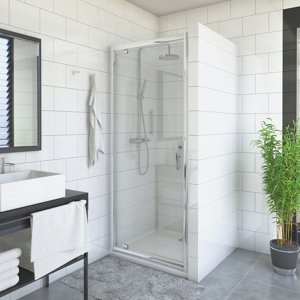 Roth Jednokřídlé sprchové dveře PXDO1N pro instalaci do niky Varianta: šířka: 110 cm, orientace: Univerzální, kód produktu: PXDO1N/1100 - 525-1100000-00-15, profily: brillant, výplň: Satinato