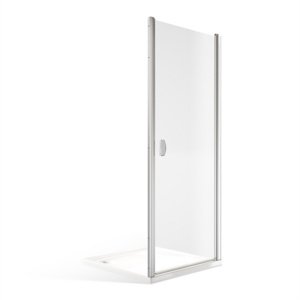 Roltechnik Outlet Jednokřídlé sprchové dveře pro instalaci do niky DCN1 Varianta: šířka: 80 cm, kód produktu: DCN1-80 - 736-8000000-00-02, profily: brillant, výplň: transparent