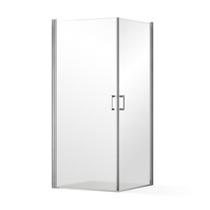 Roltechnik Outlet Sprchový kout OBCO1+OBCO1 s dvoukřídlými dveřmi Varianta: rozměry: 100x80 cm, kód produktu: OBCO1-80_OBCO1-100, profily: brillant, výplň: transparent