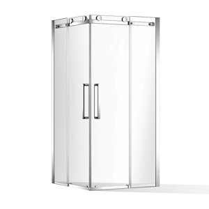 Roltechnik Outlet Čtvercový sprchový kout OBZS2 s posuvnými dveřmi Varianta: rozměry: 90x90 cm, Kód produktu: OBZS2_90x90 - 4000798, Profily: brillant, výplň: transparent