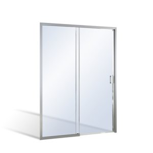 Roltechnik Outlet Posuvné sprchové dveře do niky G2L/G2P Varianta: šířka: 160 cm, orientace: Levá - (G2L_1600 - 810-0000106-01-02), Barva profilů a typ výplně: stříbrná, výplň: transparent