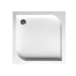 Polimat Čtvercová akrylátová sprchová vanička Tenor 1 80x80 (90x90) Barva: Bílá, Rozměry: 80x80 cm, Varianta: Tenor 1 80x80x12 - 00314