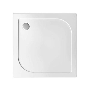 Polimat Čtvercová akrylátová sprchová vanička Tenor 80x80 (90x90) Barva: Bílá, Rozměry: 80x80 cm, Varianta: Tenor 80x80x3x5 - 00402