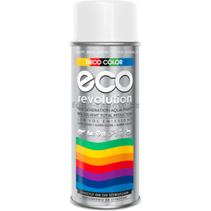 DecoColor Barva ve spreji ECO lesklá, RAL 400 ml Výběr barev: RAL 9010 bílá