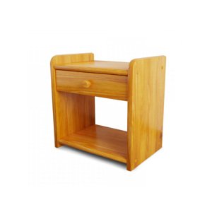 DRW Noční stolek VILMA z masivního dřeva - Olše