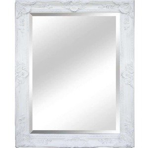 Tempo Kondela Zrcadlo MALKIA TYP 9 - dřevěný rám bílé barvy + kupón KONDELA10 na okamžitou slevu 3% (kupón uplatníte v košíku)