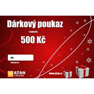 ATAN Vánoční dárkový poukaz v hodnotě 500 Kč Elektronický