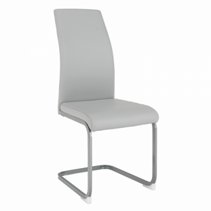 Tempo Kondela Jídelní židle NOBATA - světle šedá/šedá + kupón KONDELA10 na okamžitou slevu 3% (kupón uplatníte v košíku)
