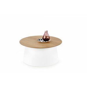 Halmar Konferenční stolek AZZURA - přírodní/bílá