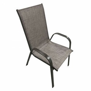 Tempo Kondela Stohovatelná židle ALDERA - hnědý melír/hnědá + kupón KONDELA10 na okamžitou slevu 3% (kupón uplatníte v košíku)