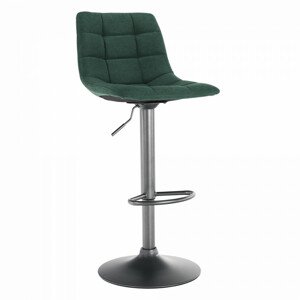 Tempo Kondela Barová židle LAHELA - zelená / černá + kupón KONDELA10 na okamžitou slevu 3% (kupón uplatníte v košíku)