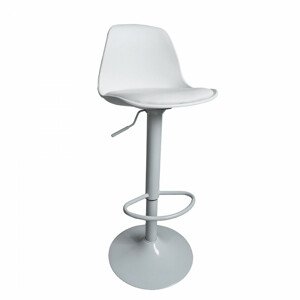 Tempo Kondela Barová židle DOBBY - bílá + kupón KONDELA10 na okamžitou slevu 3% (kupón uplatníte v košíku)