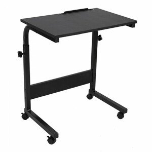 Tempo Kondela PC stůl s kolečky WESTA - černá + kupón KONDELA10 na okamžitou slevu 3% (kupón uplatníte v košíku)