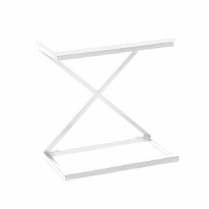Tempo Kondela Příruční / noční stolek APIA - bílý + kupón KONDELA10 na okamžitou slevu 3% (kupón uplatníte v košíku)