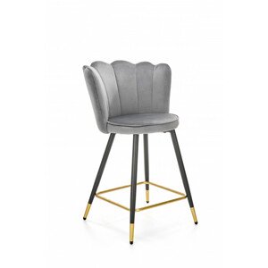 Halmar Barová židle H106 - šedá